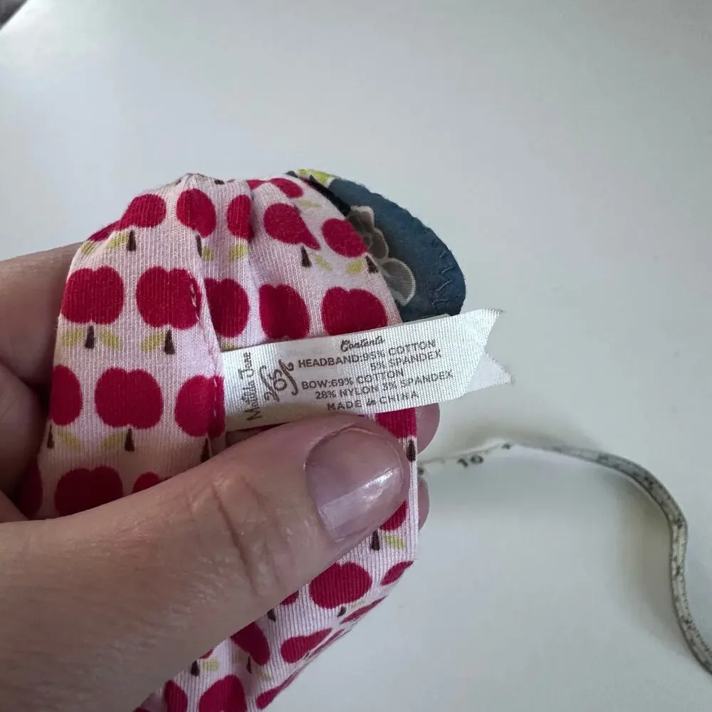 Matilda Jane Apple Floral Print Adjustable Headband
